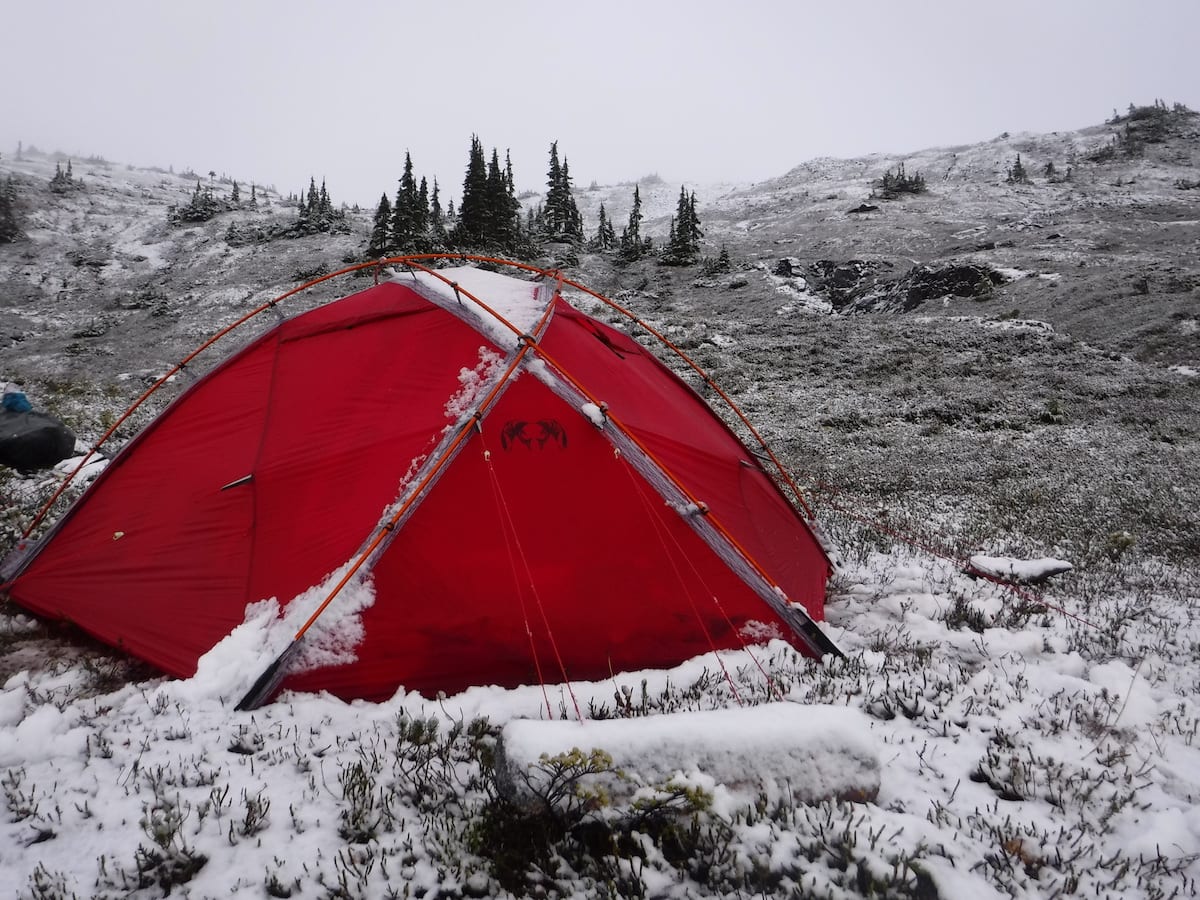 Mountain Goat Hunting in Northern BC Epic bit of Fall weather!